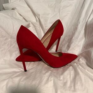 Elegant Red Stiletto Heels
